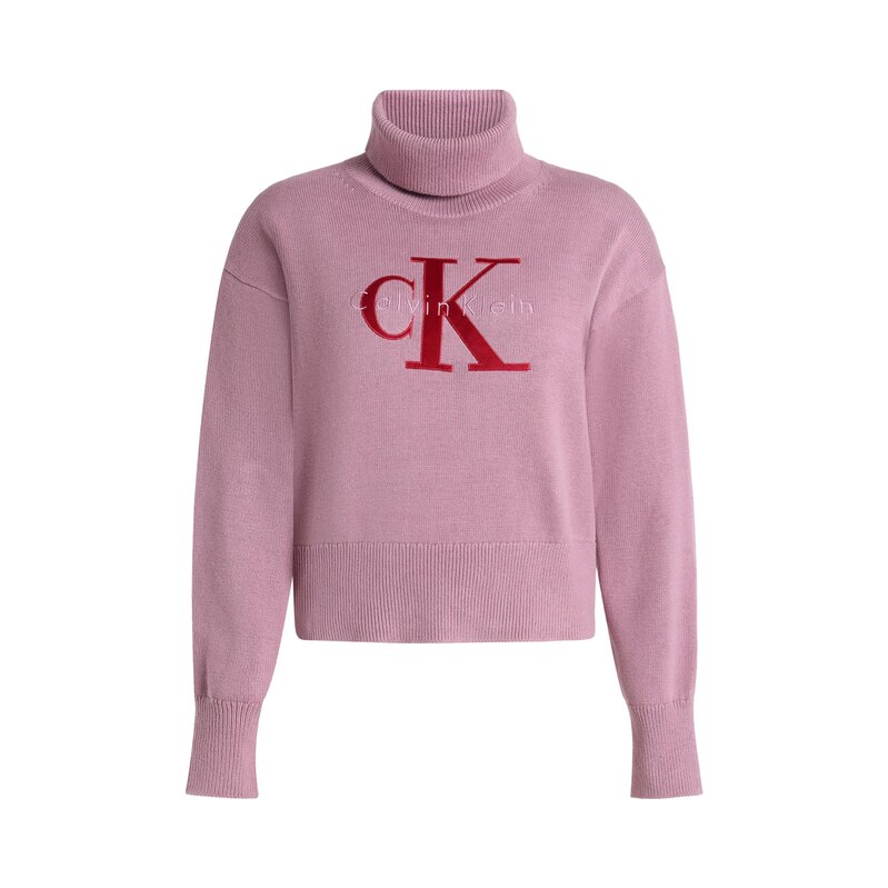 Calvin Klein Jeans Svetr orchidej / červená
