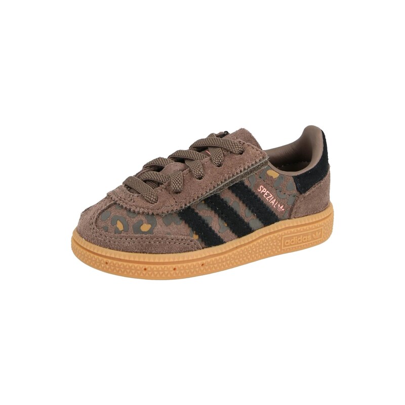 ADIDAS ORIGINALS Tenisky HANDBALL SPEZIAL hnědá / šedá / růžová