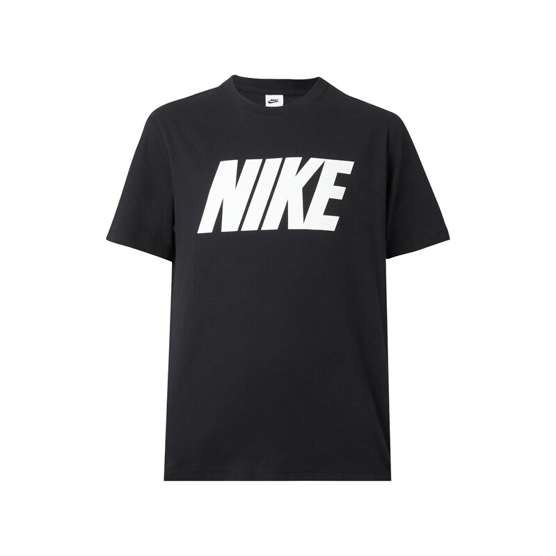Nike Sportswear Tričko Club černá / bílá