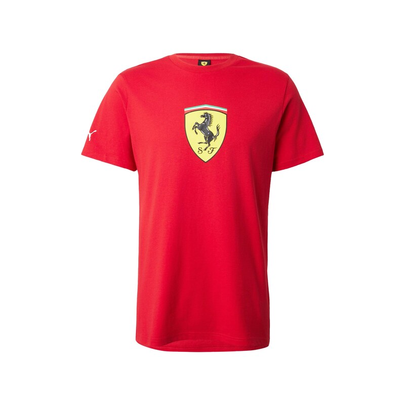 PUMA Tričko Ferrari žlutá / zelená / červená / černá