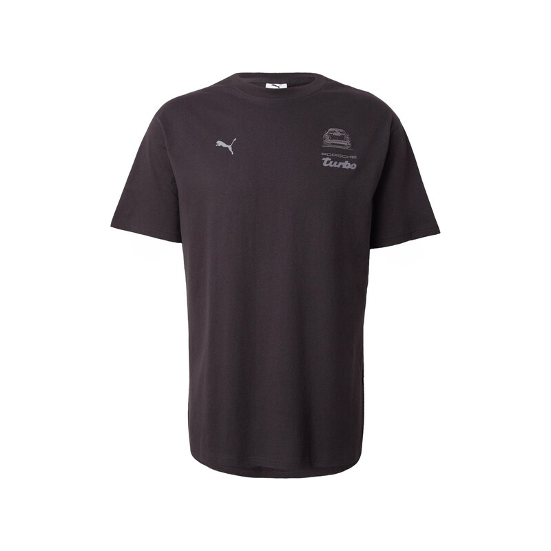 PUMA Tričko PL režná / světle šedá / tmavě šedá / černá