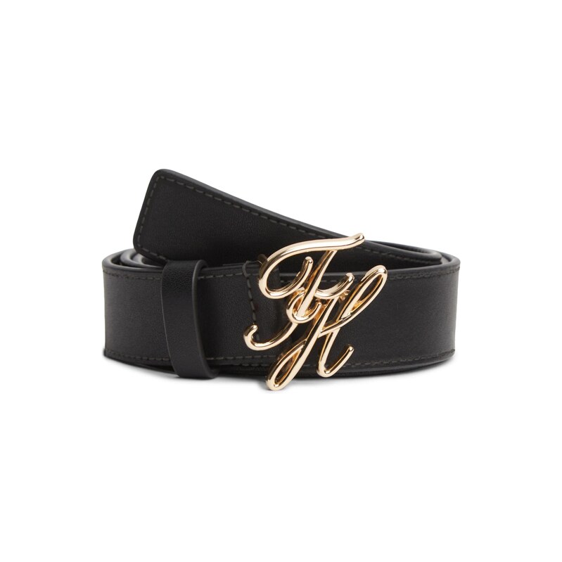 TOMMY HILFIGER Opasek SCRIPT 3.0 černá