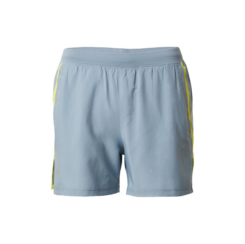 UNDER ARMOUR Sportovní kalhoty LAUNCH 5 světlemodrá / limone /