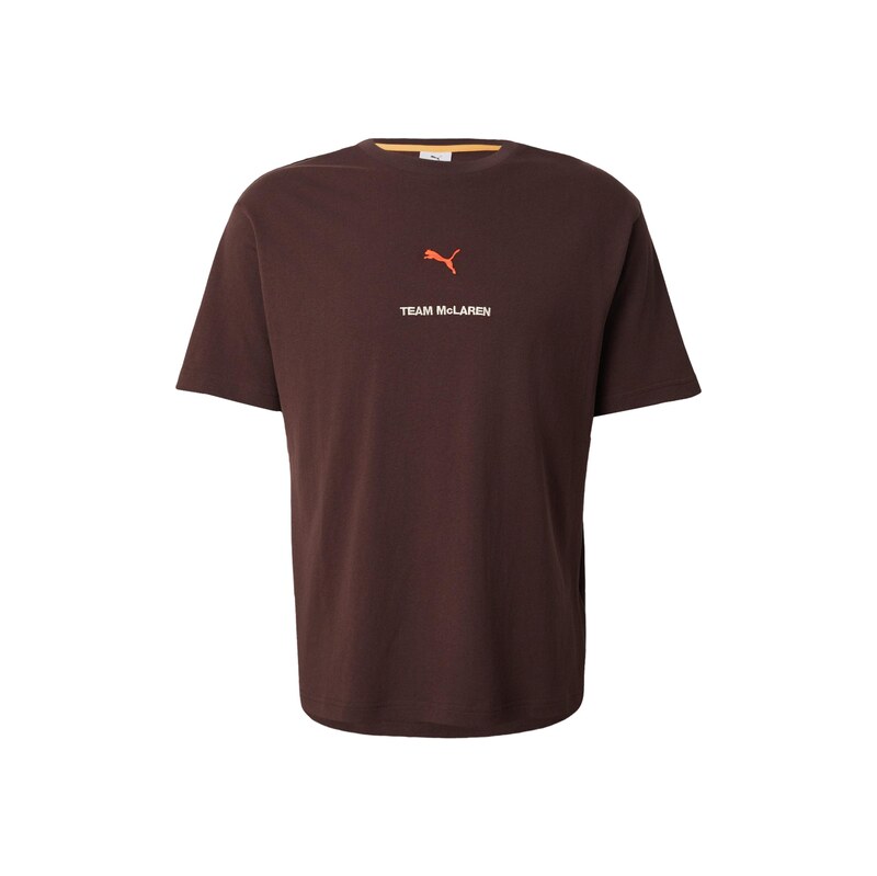 PUMA Tričko McLaren Racing čokoládová / světle červená / černá /