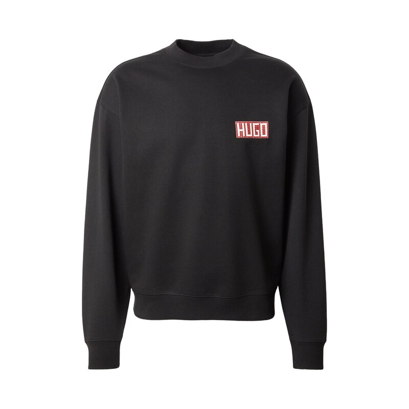 HUGO Mikina Durec mátová / rezavě červená / černá / offwhite