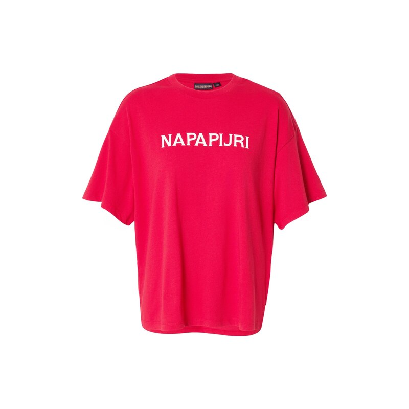 NAPAPIJRI Tričko Debant červená / bílá