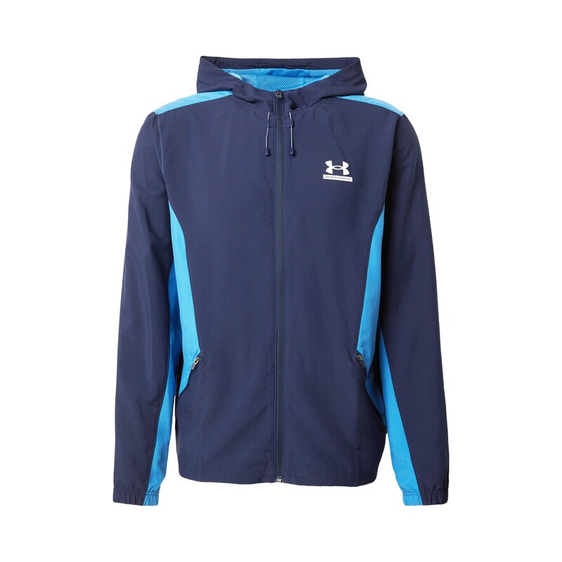 UNDER ARMOUR Sportovní bunda světlemodrá / tmavě modrá