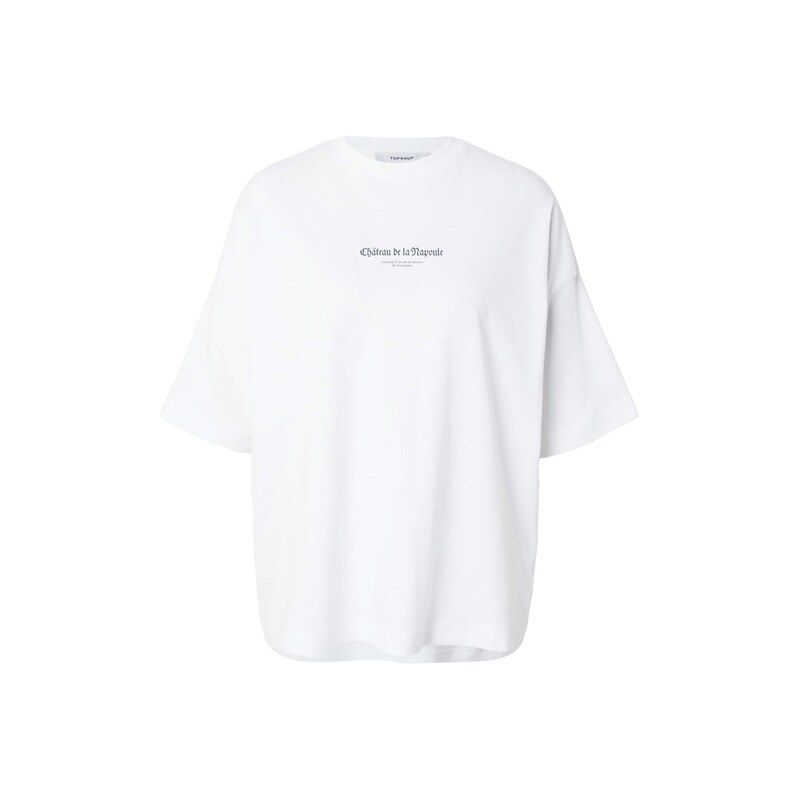 TOPSHOP Tričko PREMIUM černá / bílá