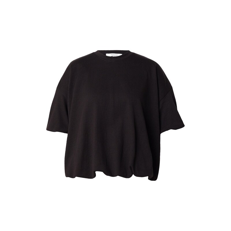 TOPSHOP Tričko Bubble černá