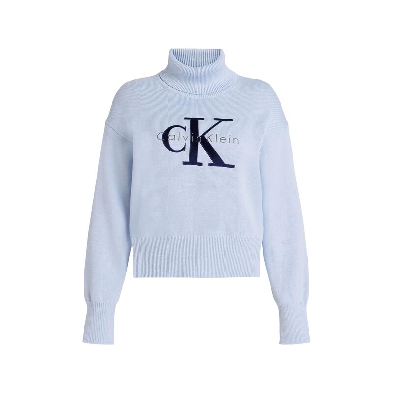 Calvin Klein Jeans Svetr námořnická modř / světlemodrá /