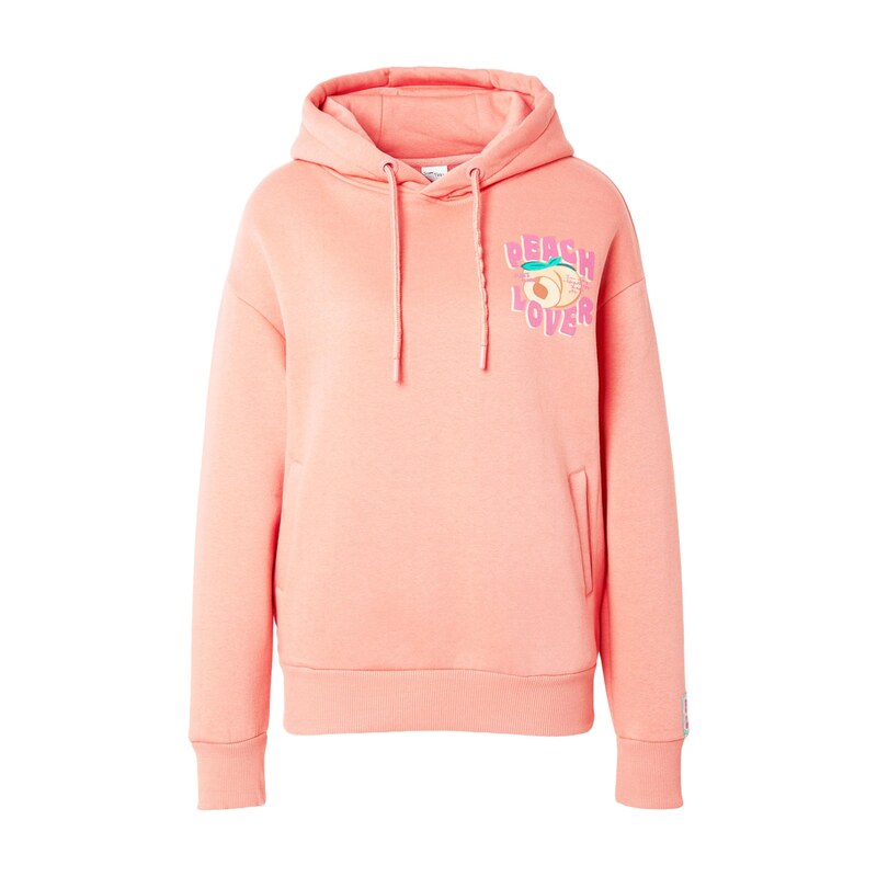 Sublevel Mikina pastelově žlutá / lososová / pink