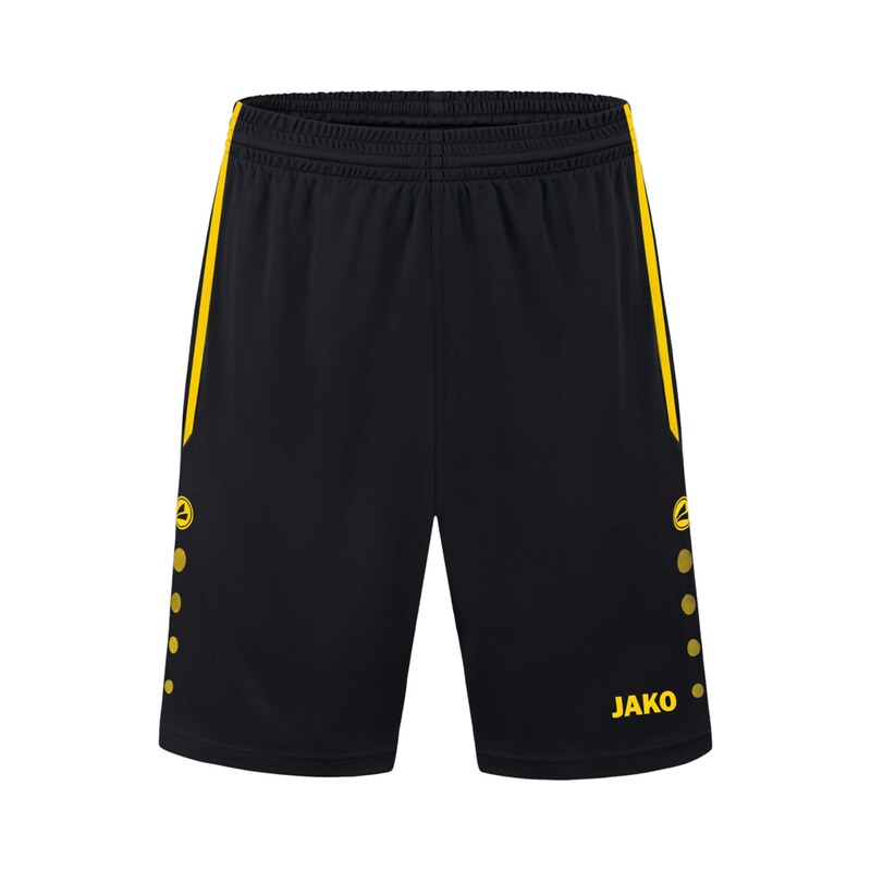 JAKO Sportovní kalhoty žlutá / černá