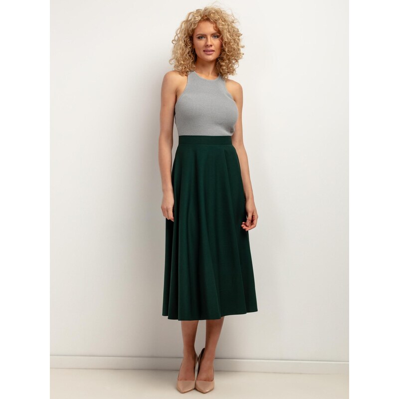 TESSITA Sukně tmavě zelená