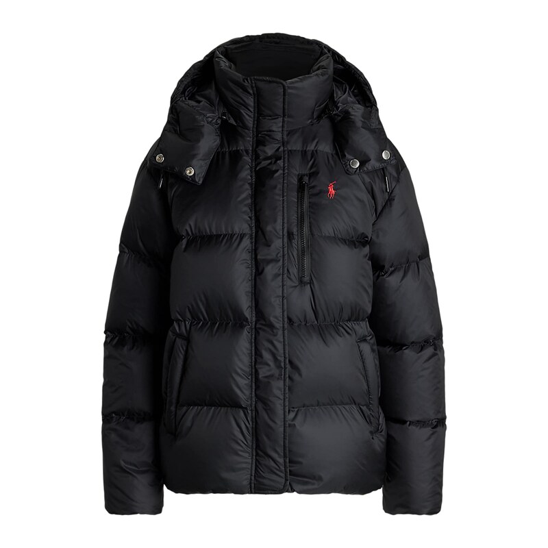 Polo Ralph Lauren Zimní bunda červená / černá