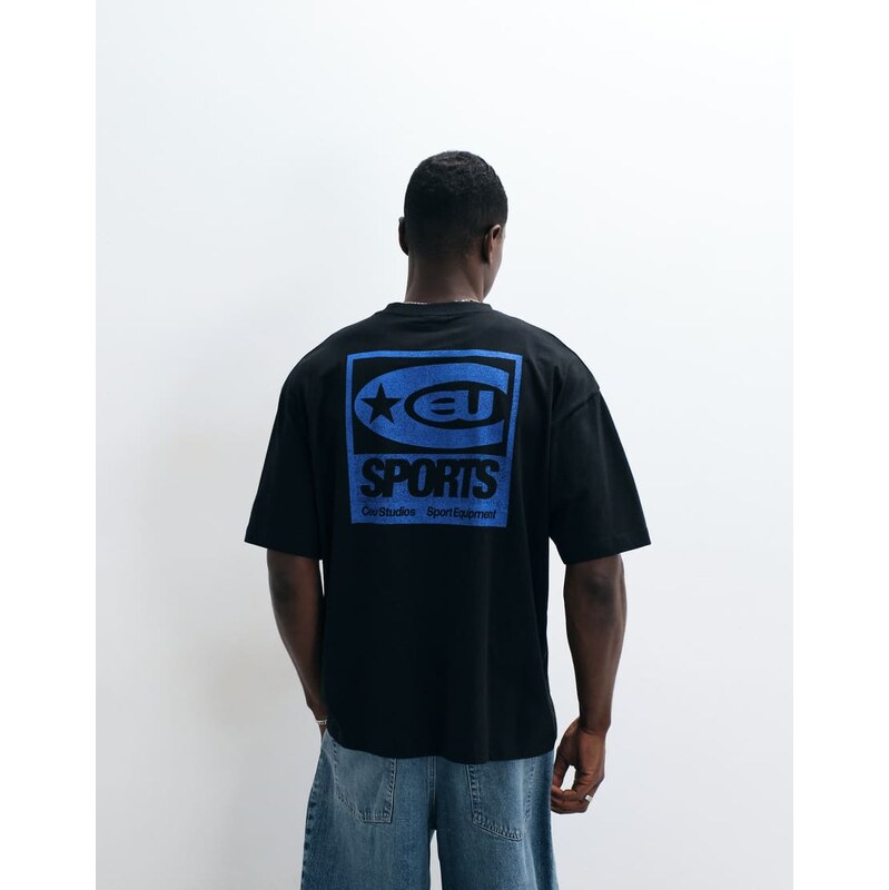 ASOS DESIGN oversized t-shirt with street high build graphic in