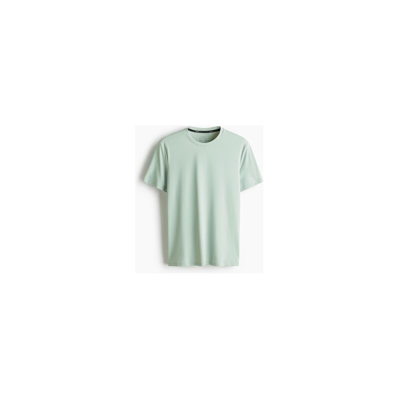 H&M - Sportovní tričko Muscle Fit DryMove - Světle Zelená