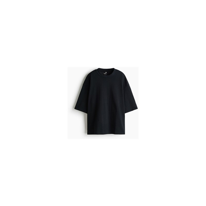 H&M - Tričko Cooling Oversized Fit - Černá
