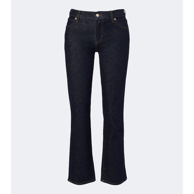 Frame Cigarette cropped straight jeans