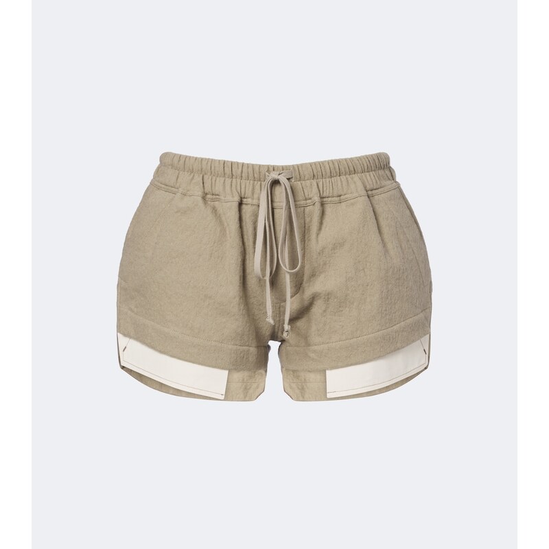 Rick Owens Fog cotton and wool shorts