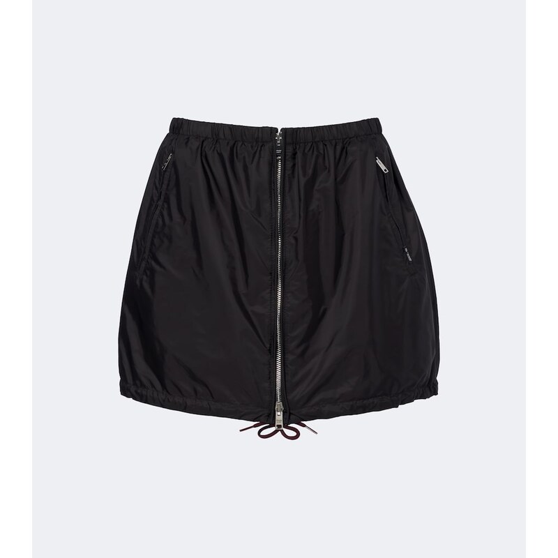 Prada Re-Nylon miniskirt v barvě černá