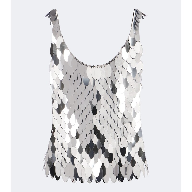 Rabanne Sequin-embellished top