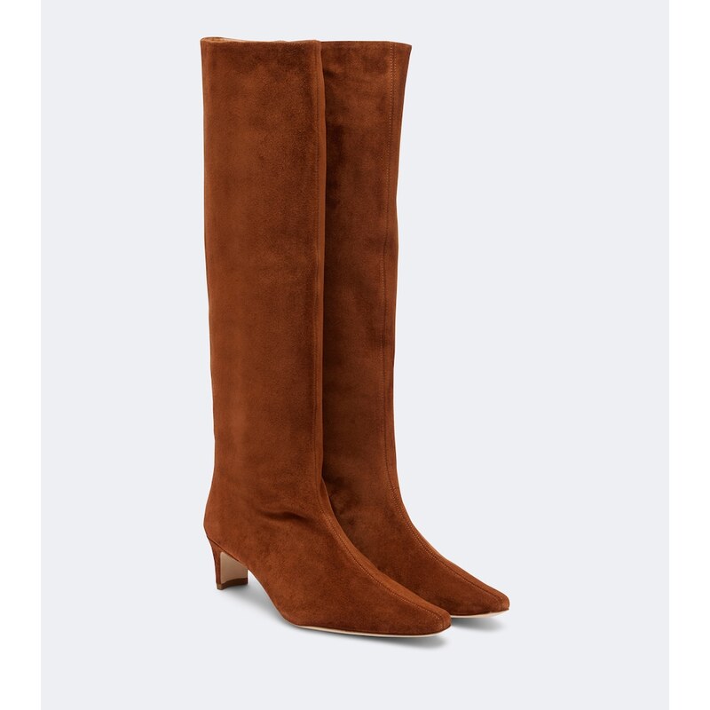 Staud Wally suede knee-high boots