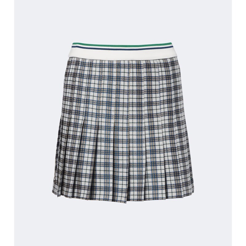 Burberry Burberry Check pleated miniskirt