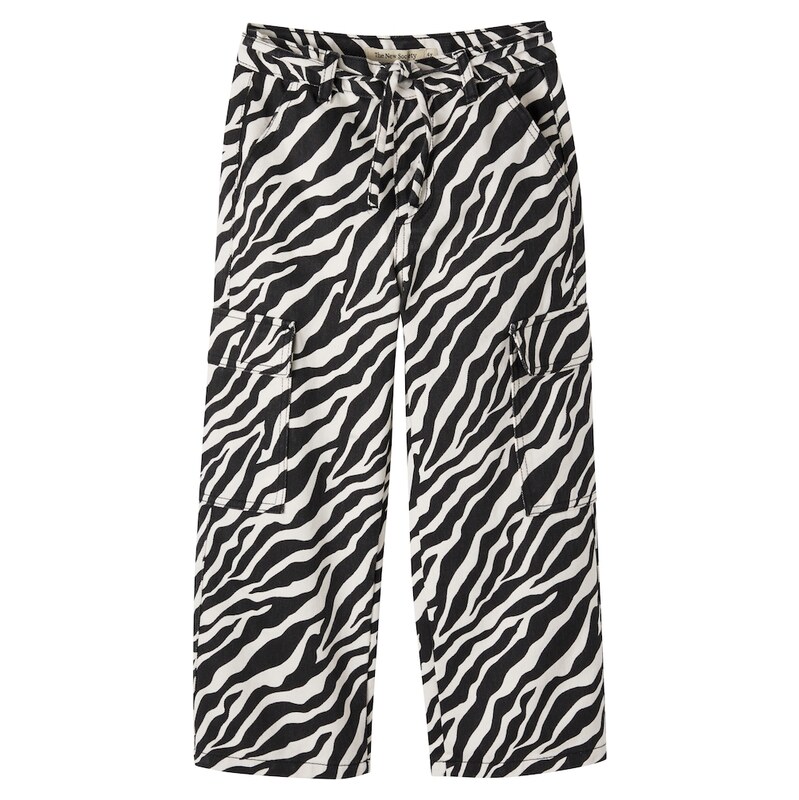 The New Society Zebra-print cotton pants