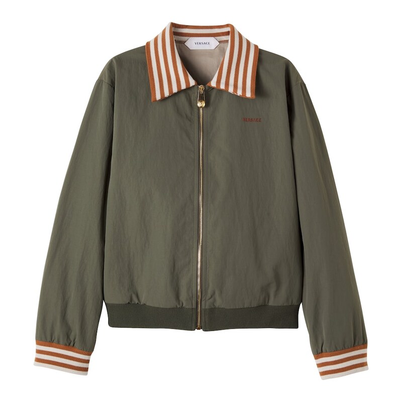 Versace Kids Logo blouson jacket