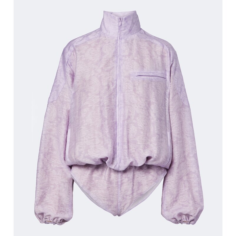 Christopher Esber Light Leak jacquard romper