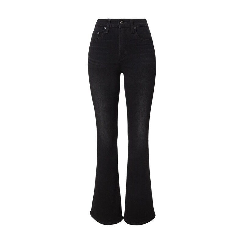LEVIS  Džíny 726 High Rise Flare černá džínovina