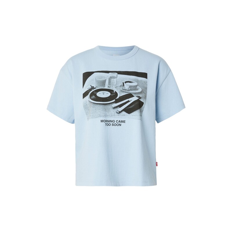 LEVIS  Tričko VINTAGE světlemodrá / světle šedá / černá / bílá