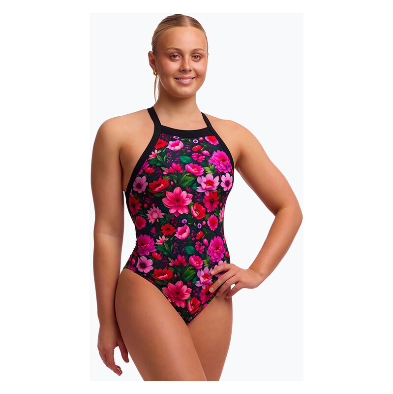 Dámské jednodílné plavky Funkita Sky Hi One pieces garden glow