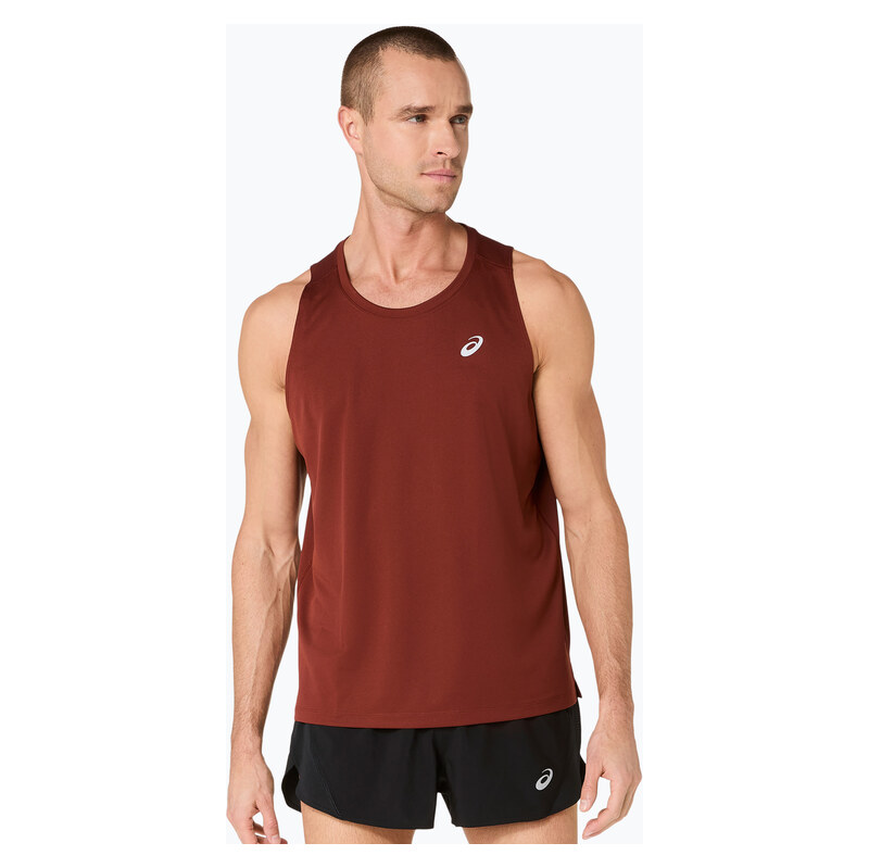 Pánské běžecké tričko ASICS Core Singlet singed red
