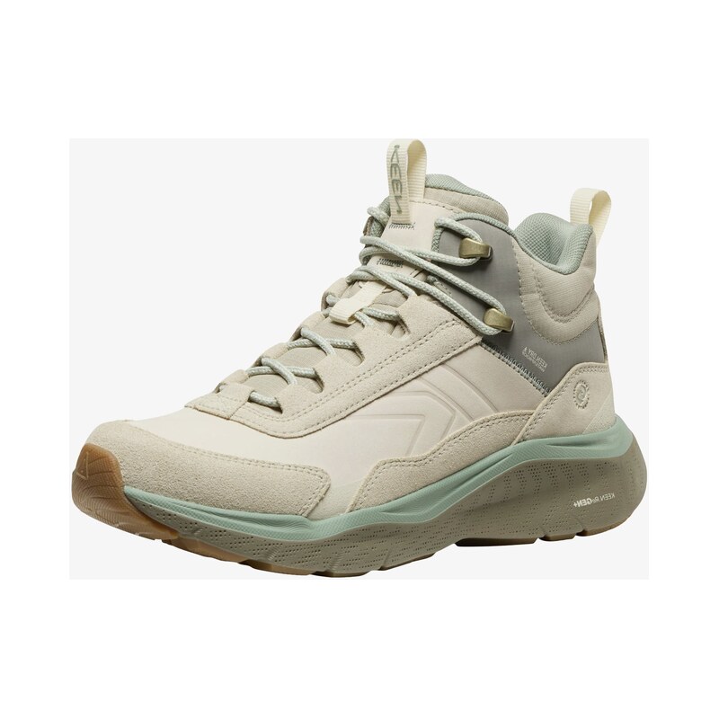 KEEN Leiki Leather Mid Wp Women Birch/ Lily Pad
