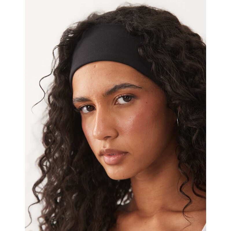 4505 soft touch yoga headband in black