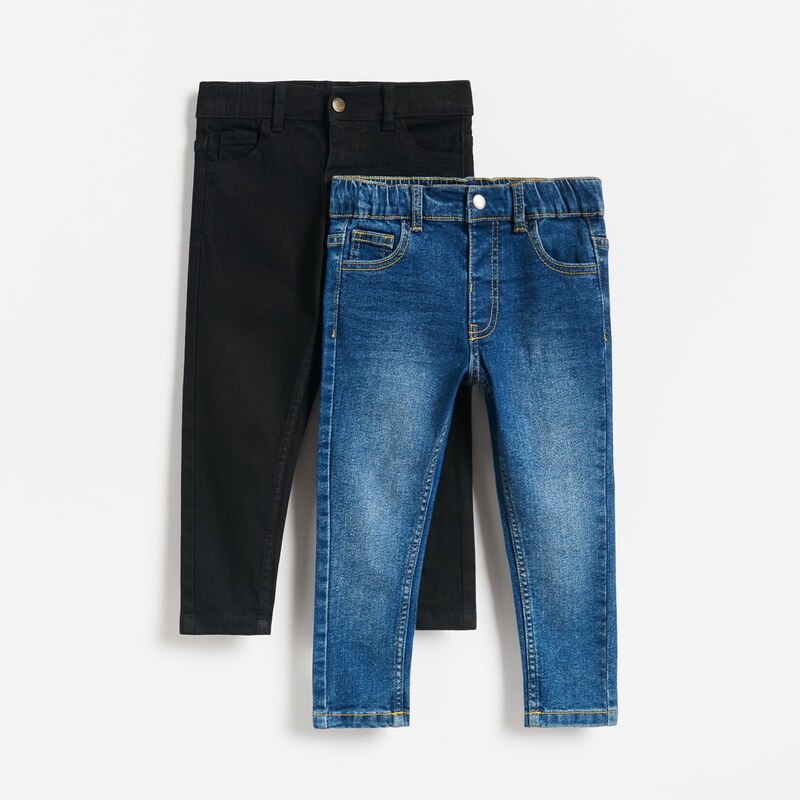 Reserved - BOYS` JEANS TROUSERS - modrá