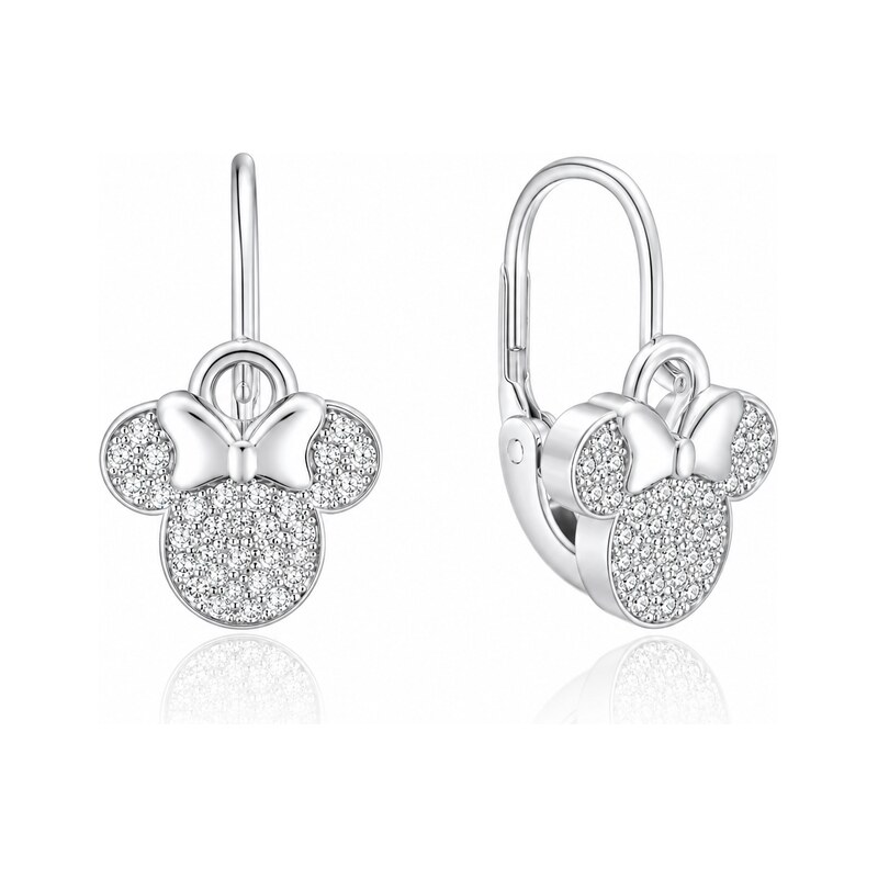 Olivie Stříbrné náušničky pro miminko MOUSE 5182