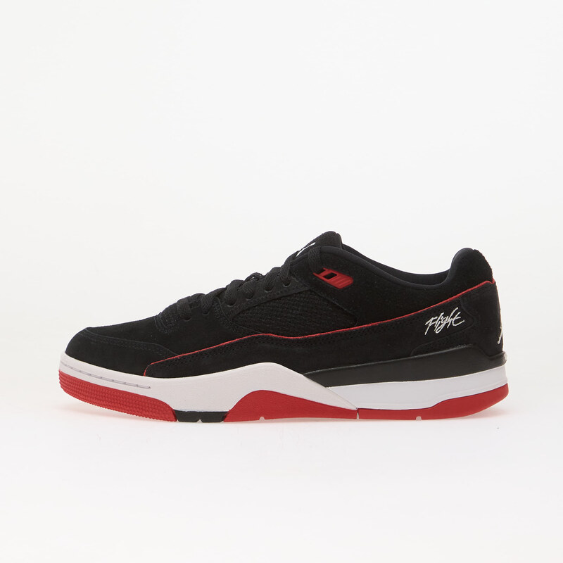 Jordan Flight Court Black/ White-University Red