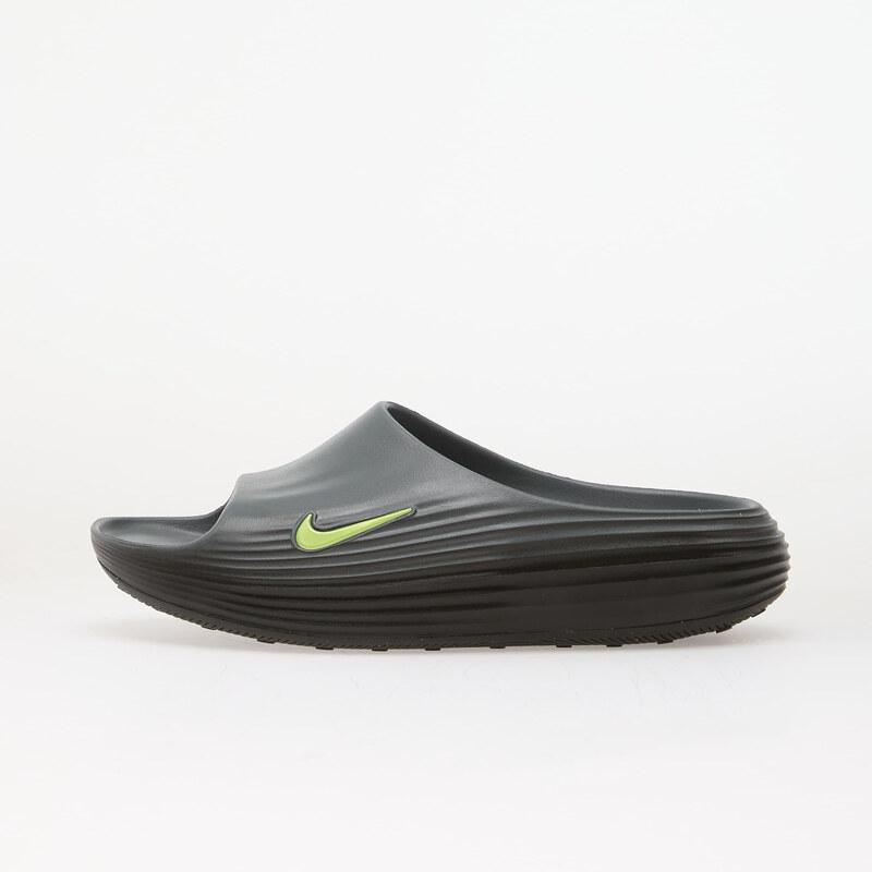 Nike ReactX Rejuven8 Mens Slides Cool Grey/ Volt-Black