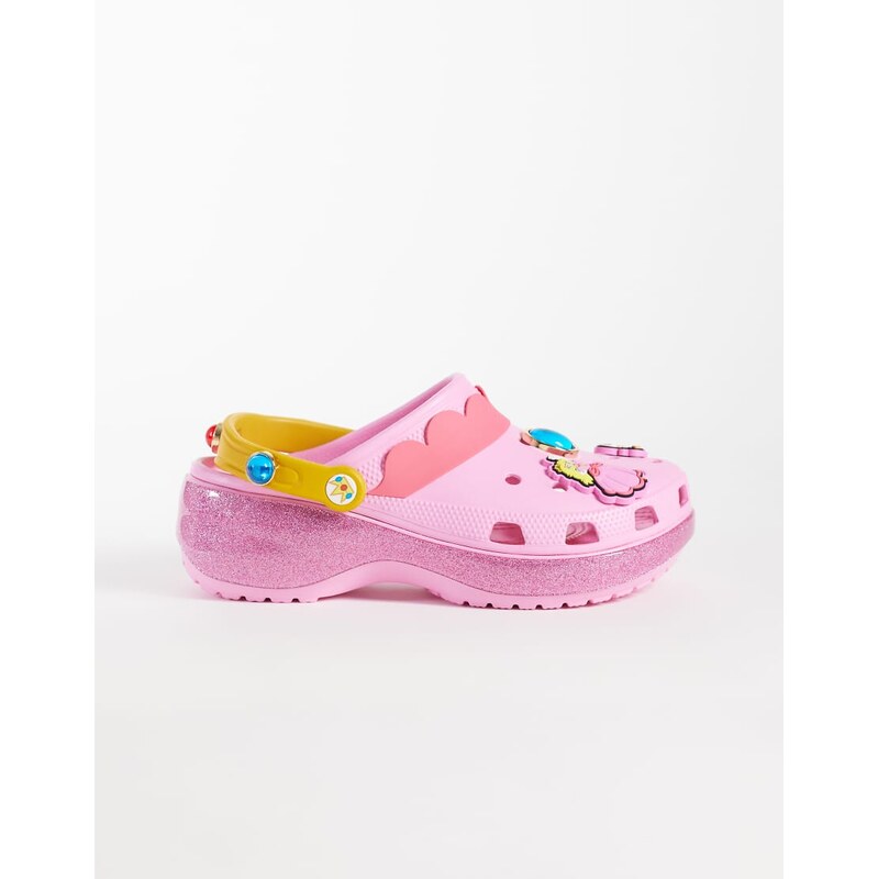 Crocs Princess Peach classic platform clogs-Multi