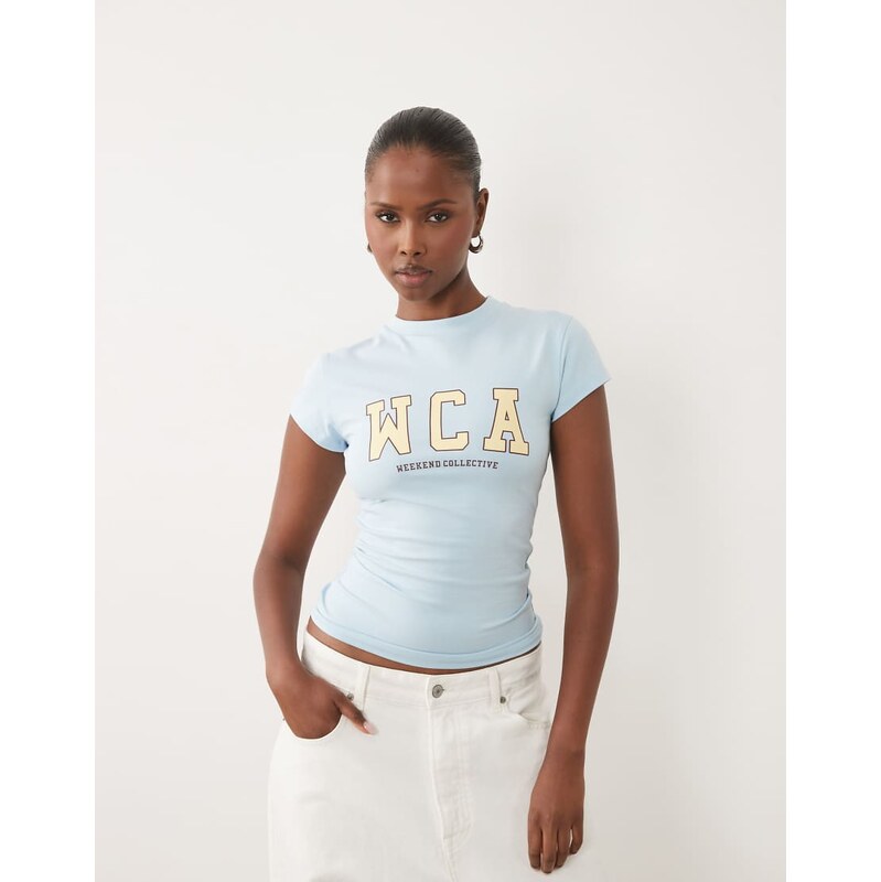 ASOS Weekend Collective Weekend Collective Icon baby tee with