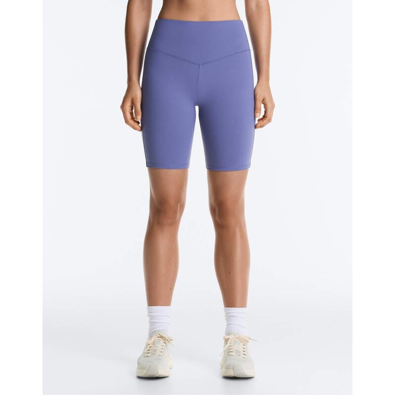 OYSHO Evermove 20cm short leggings in blueberry