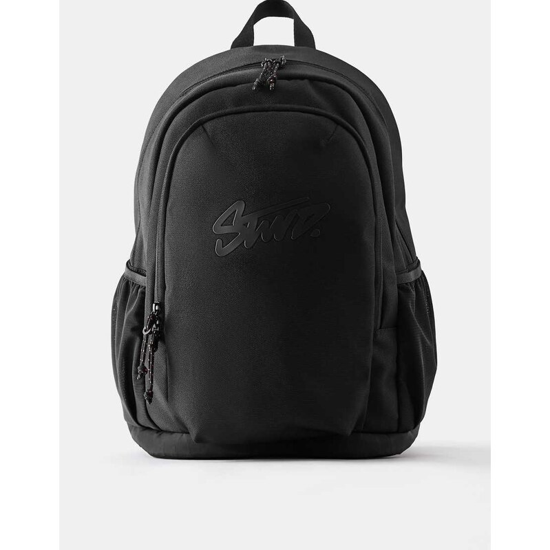 Pull&Bear Stwd backpack in black