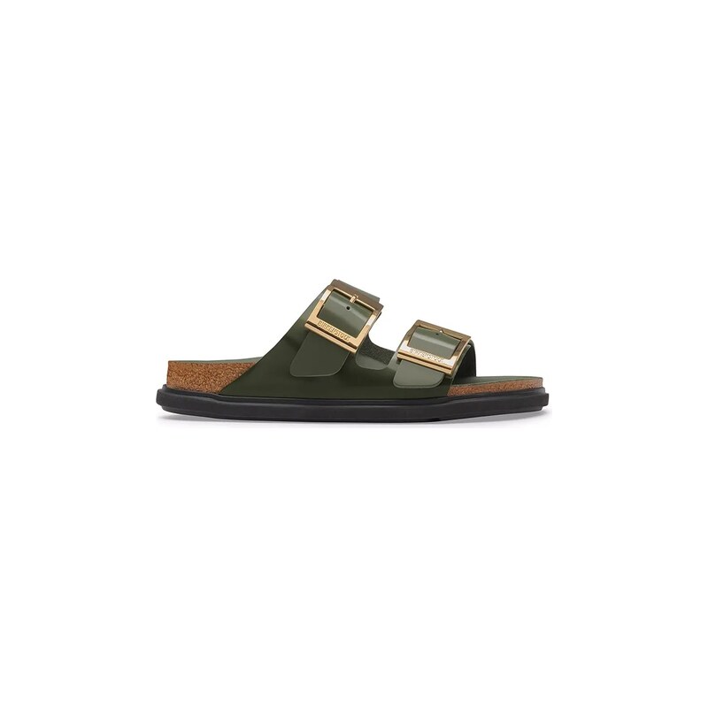 Birkenstock pantofle dámské kožené Arizona Droplet Buckle