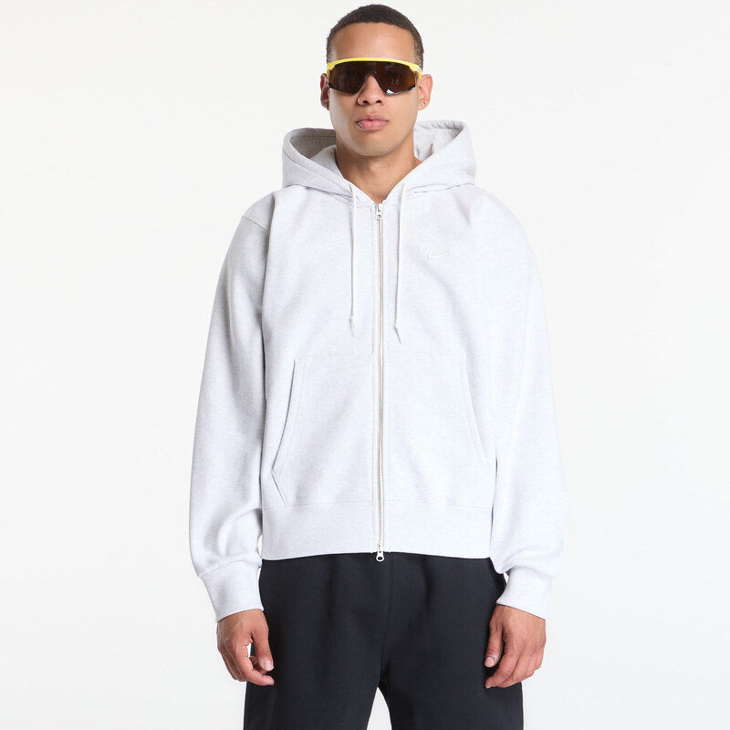Mikina Nike Mens Fleece Full-Zip Hoodie Birch Heather L