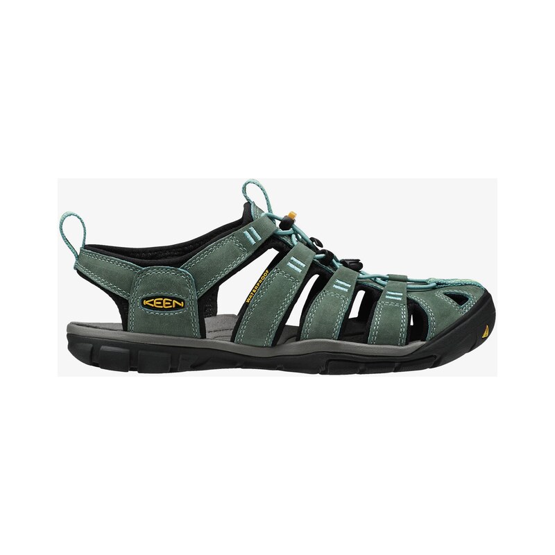 KEEN Clearwater Cnx Leather Mineral Blue/ Yellow