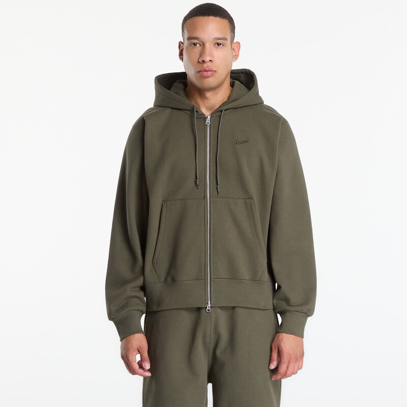 Mikina Nike Mens Fleece Full-Zip Hoodie Cargo Khaki XS
