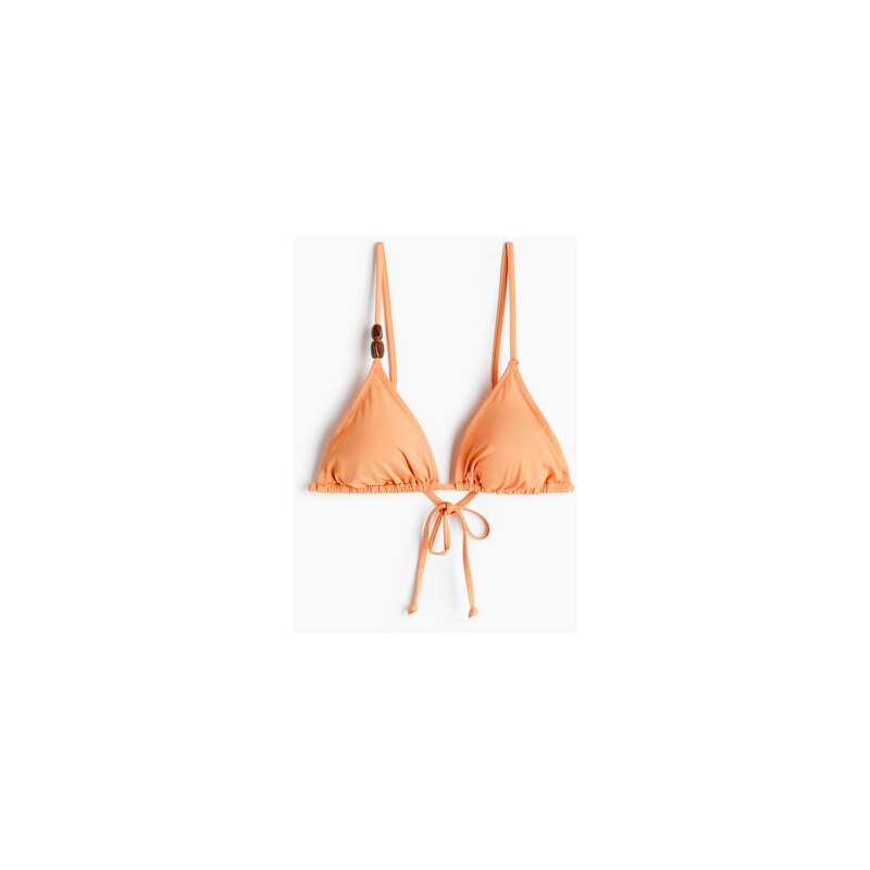 H&M - Vyztužená bikinová podprsenka - Oranžová