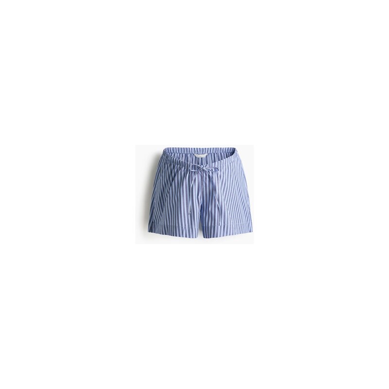 H&M - MAMA Šortky se stahovací šňůrkou - Bleděmodrá/Proužky